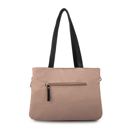 Cartera tote teri mediana rosa viejo