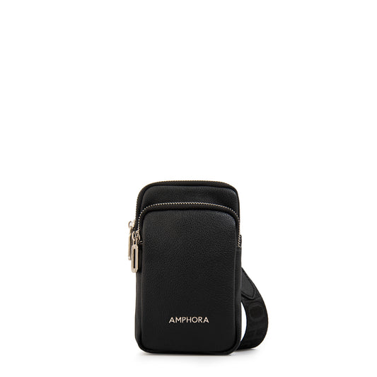 Cartera Bandolera porta celular teri pequeña negro especial