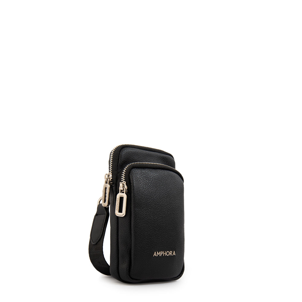 Cartera Bandolera porta celular teri pequeña negro especial