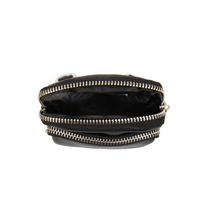 Cartera Bandolera porta celular teri pequeña negro especial