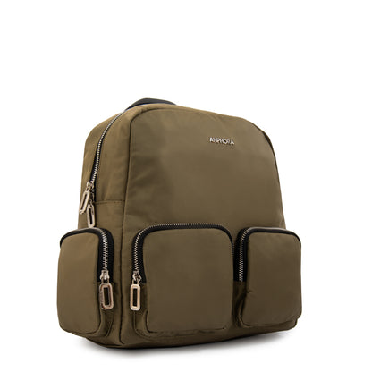 Mochila teri mediana verde oliva