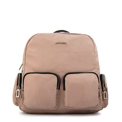 Mochila teri mediana rosa viejo