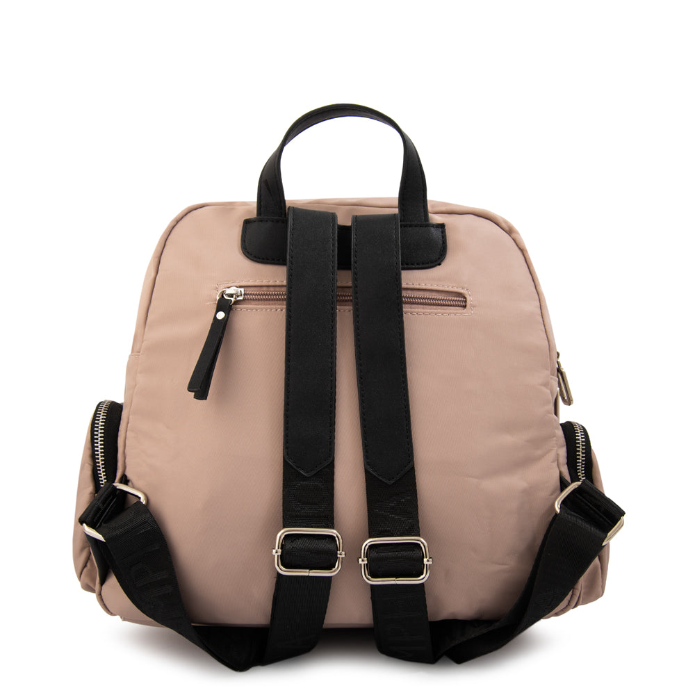 Mochila teri mediana rosa viejo