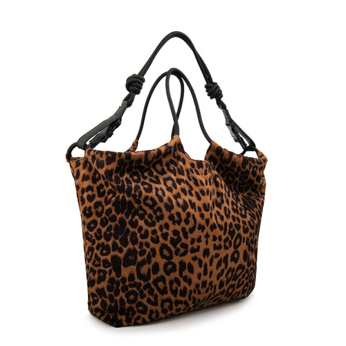 Cartera tote kyoto grande animal print