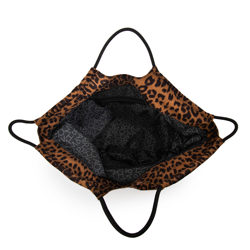 Cartera tote kyoto grande animal print