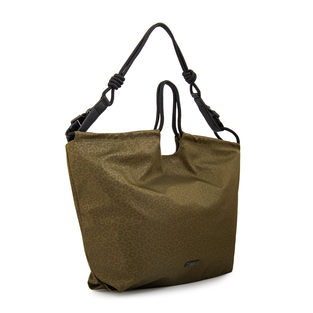 Cartera tote kyoto grande verde oliva