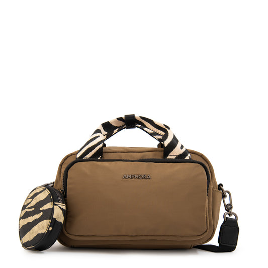 Cartera Bandolera francisca mediana verde oliva