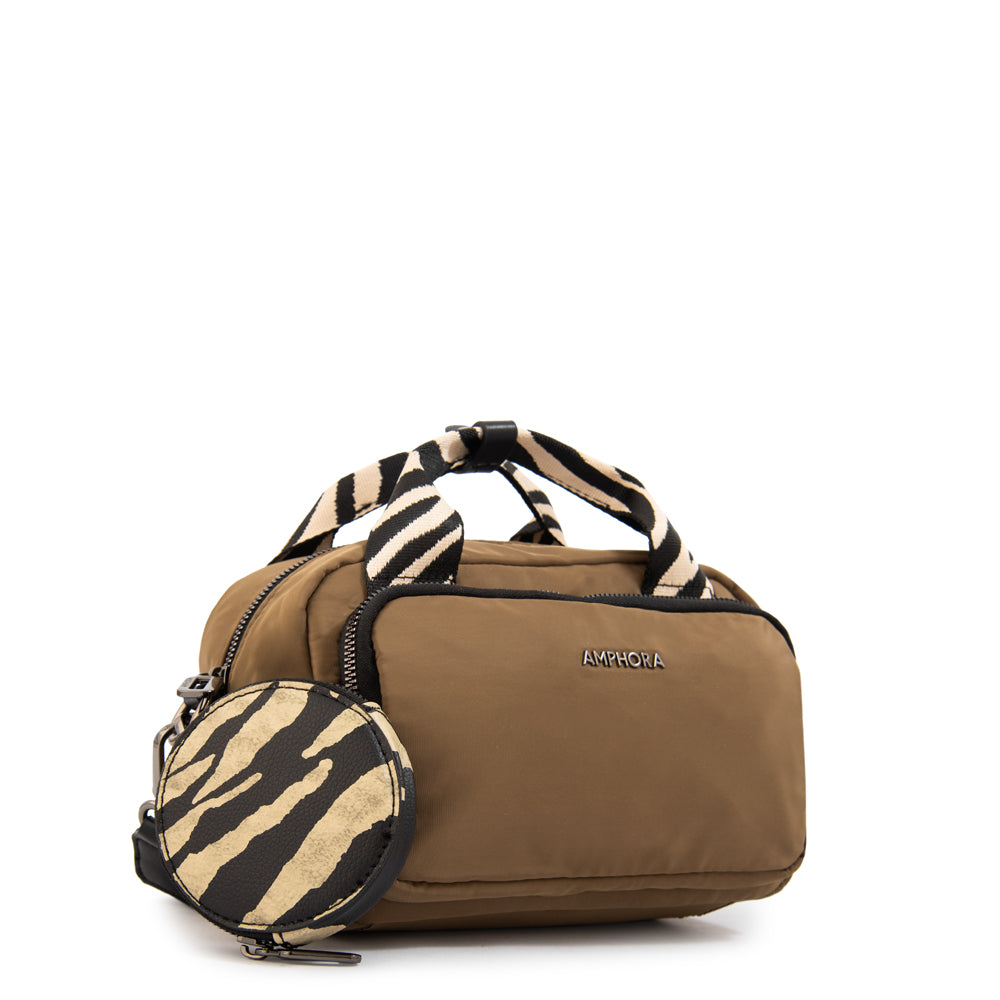 Cartera bandolera francisca mediana verde oliva