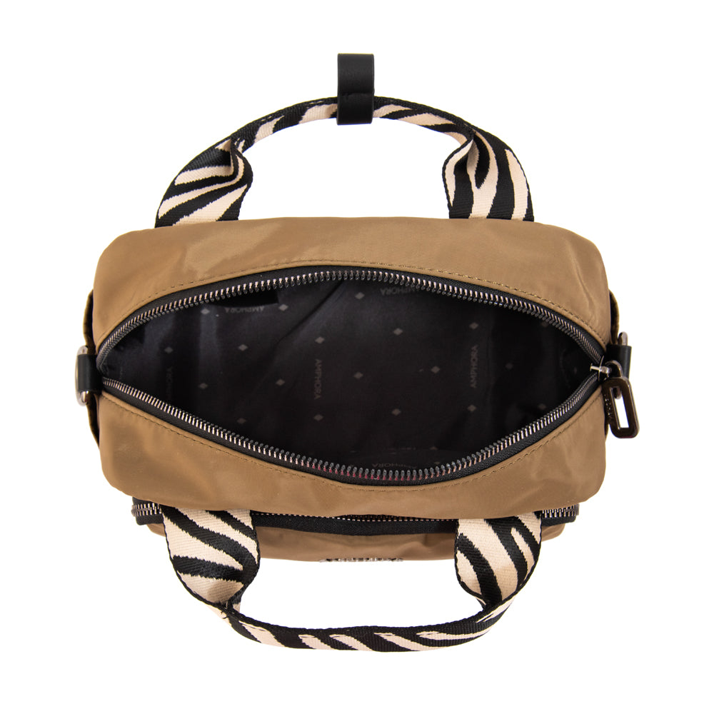 Cartera bandolera francisca mediana verde oliva