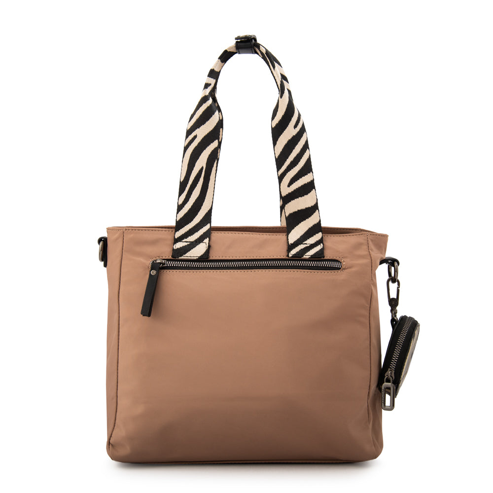 Cartera tote francisca grande beige