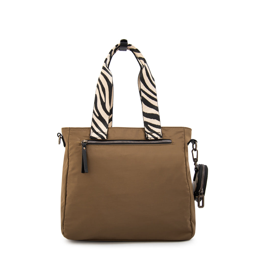 Cartera tote francisca grande verde oliva