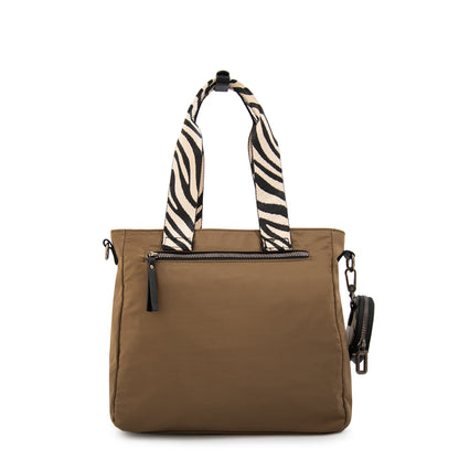 Cartera tote francisca grande verde oliva