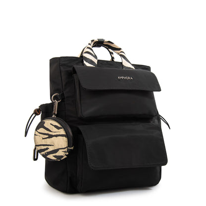 Mochila francisca mediana negro