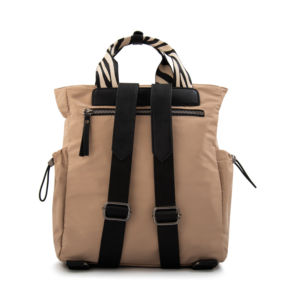 Mochila francisca mediana beige