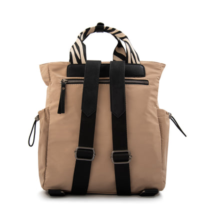 Mochila francisca mediana beige