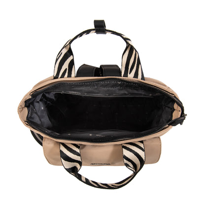 Mochila francisca mediana beige