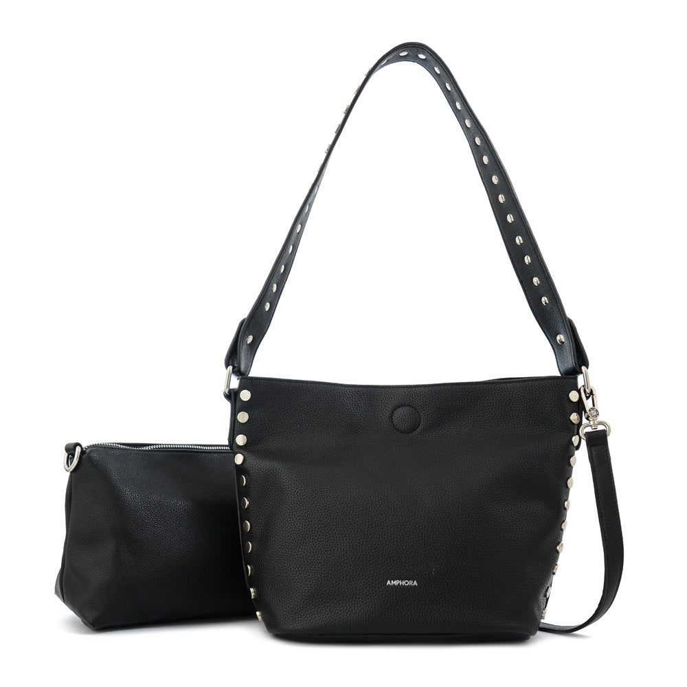 Cartera bandolera eloisse mediana negro