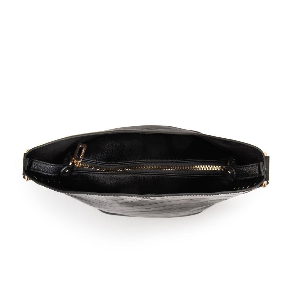 Cartera bandolera eloisse mediana negro