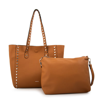 Cartera tote eloisse grande camel