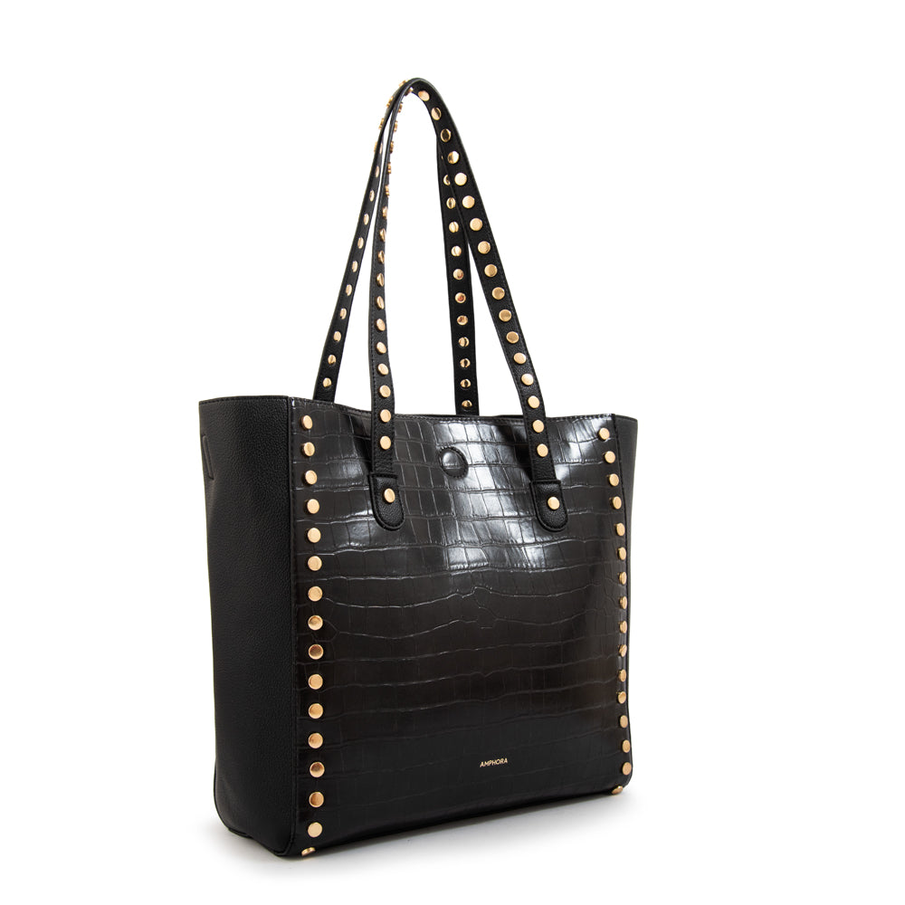 Cartera tote eloisse grande negro