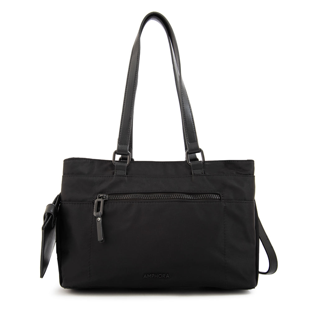 Cartera tote nairobi mediana negro