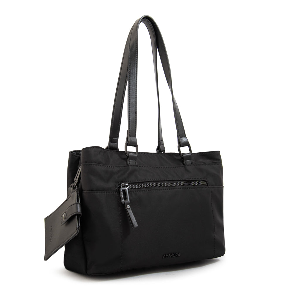 Cartera tote nairobi mediana negro