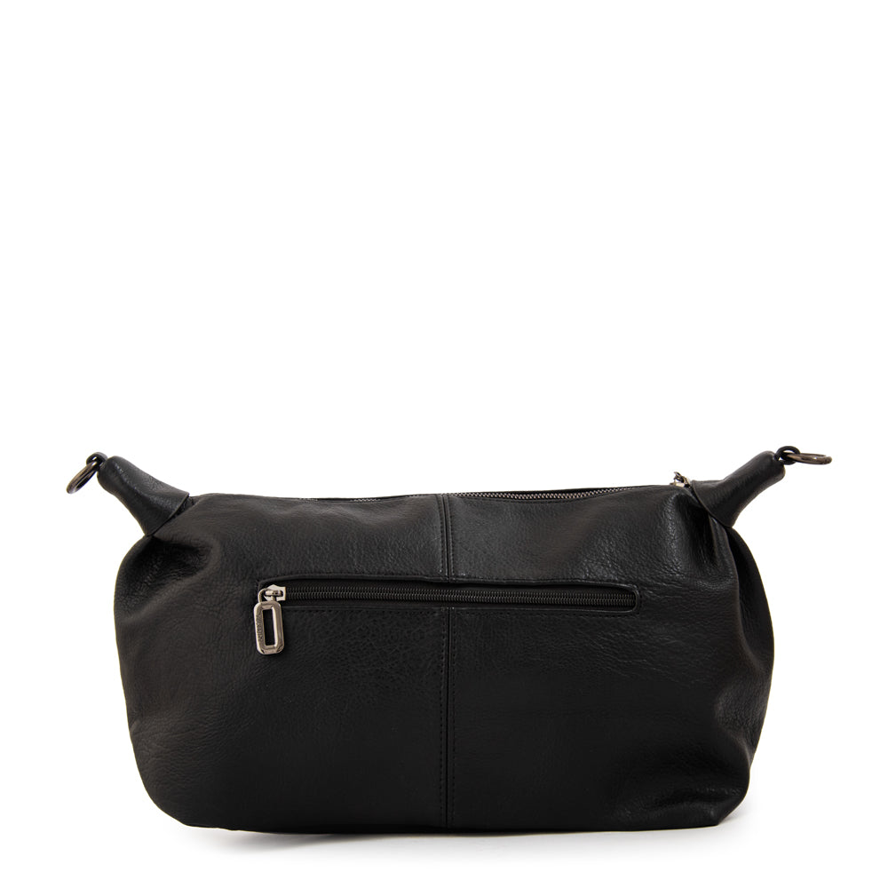 Cartera corte oval tiare mediana negro