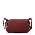 Cartera corte oval tiare mediana burdeo