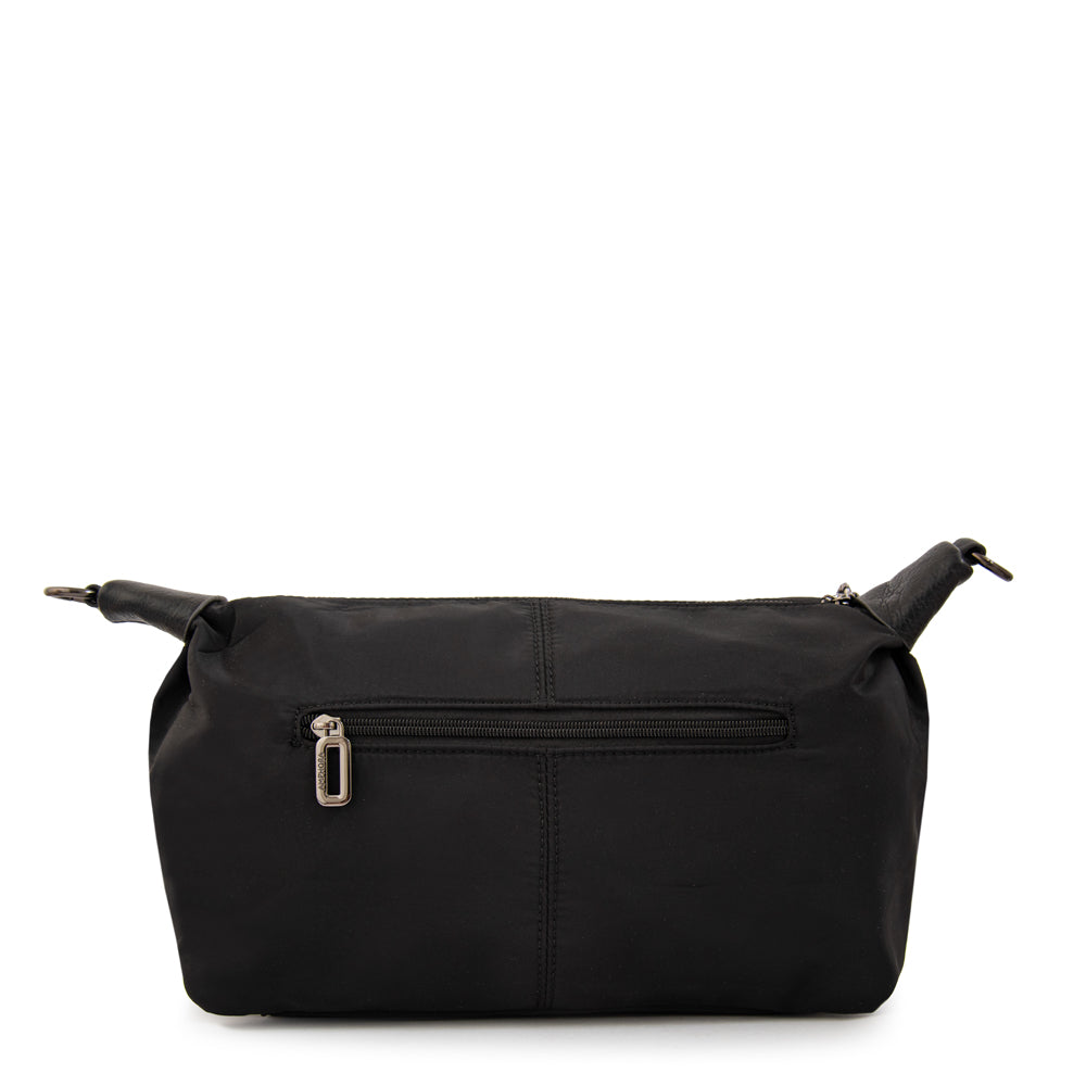 Cartera corte oval tiare mediana negro