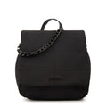 Mochila con tapa tatiana pequeña negro