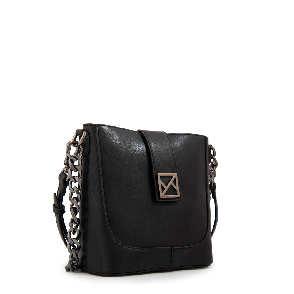 Cartera bandolera romina pequeña negro