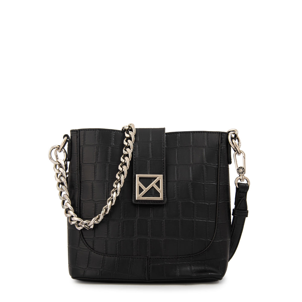 Cartera bandolera romina pequeña negro