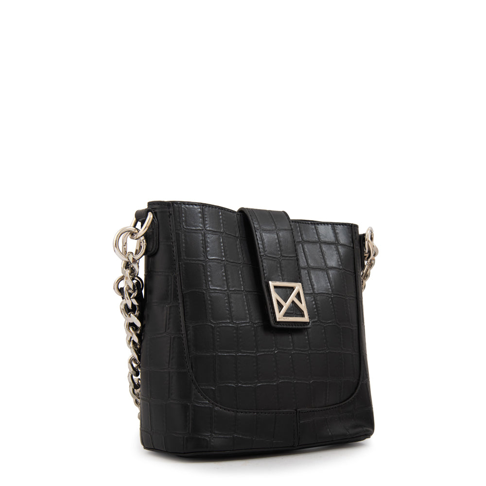 Cartera bandolera romina pequeña negro