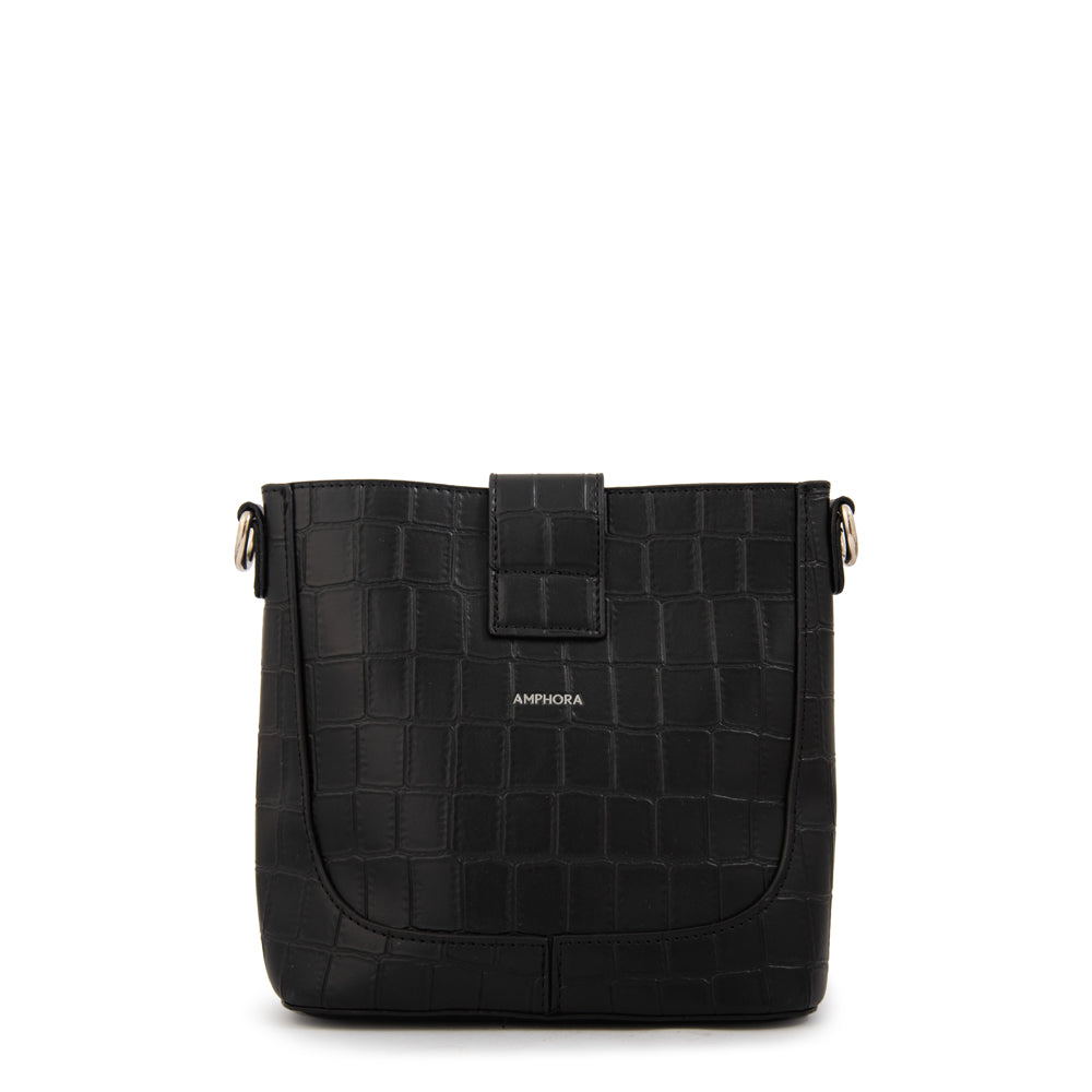 Cartera bandolera romina pequeña negro