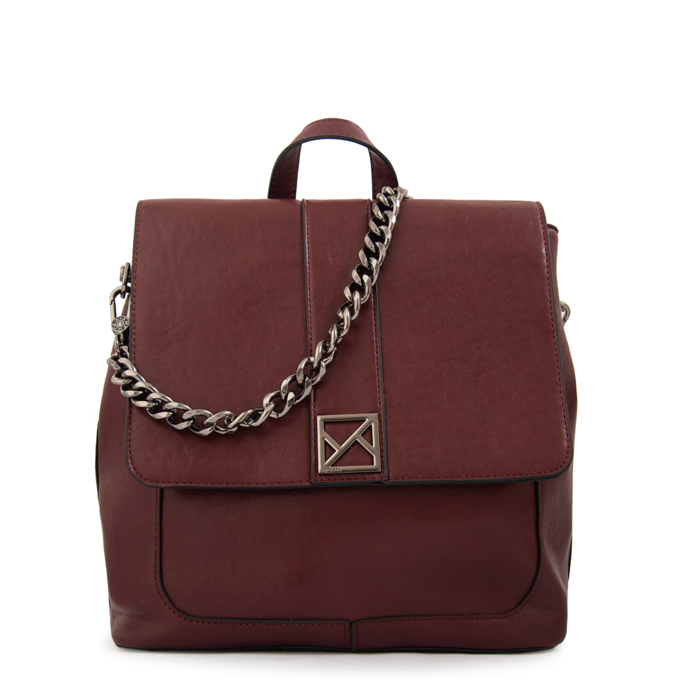 Mochila con tapa romina mediana