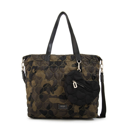 Cartera tote juliet grande verde oliva