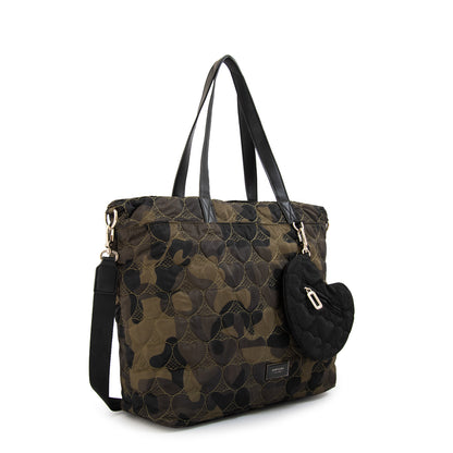 Cartera tote juliet grande verde oliva