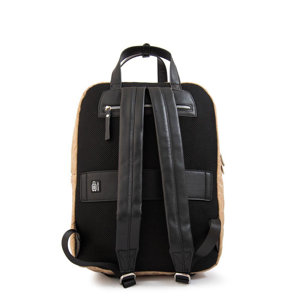 Mochila porta notebook juliet grande beige