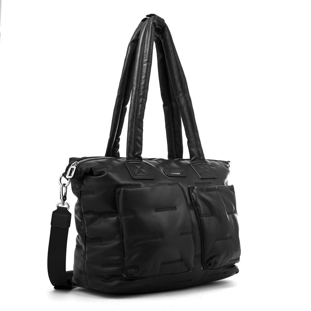 Cartera tote porta notebook hana negro