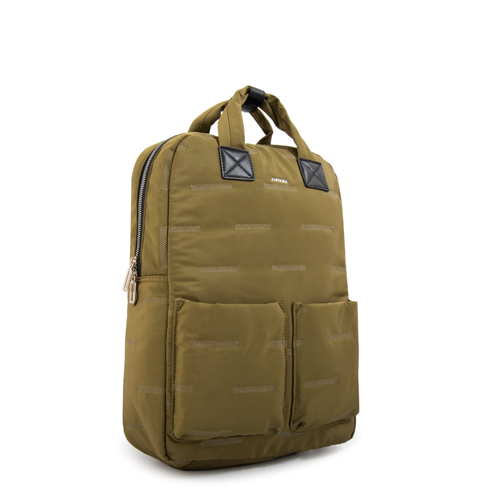 Mochila porta notebook hana grande verde oliva