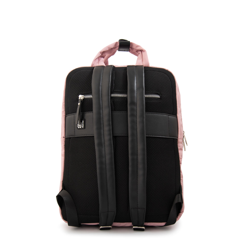 Mochila porta notebook hana grande rosa viejo