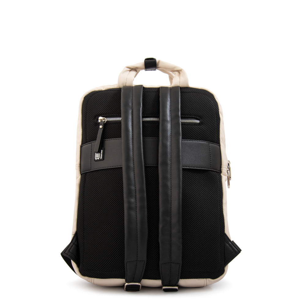 Mochila porta notebook hana grande blanco crudo