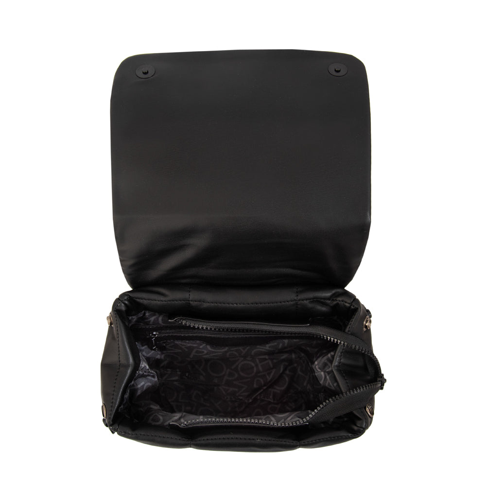 Mochila con tapa trinity pequeña negro