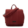 Mochila con tapa trinity pequeña rojo oscuro