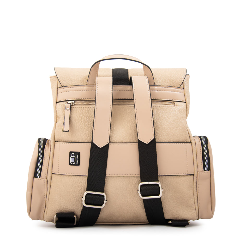 Mochila constanza grande beige
