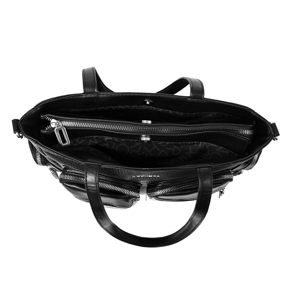 Cartera tote constanza grande negro