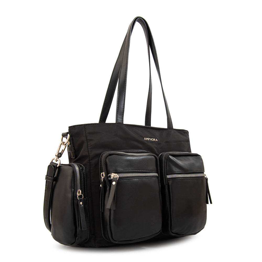 Cartera tote constanza grande negro