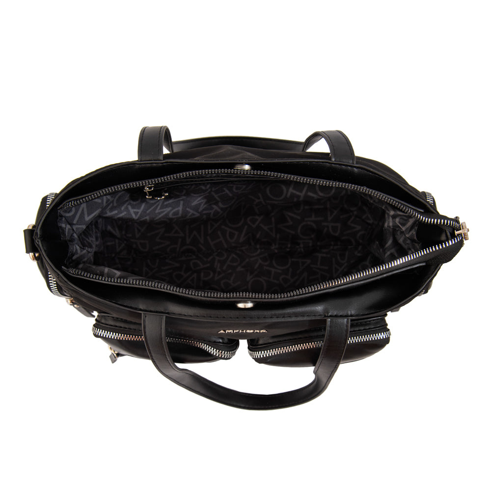Cartera tote constanza grande negro