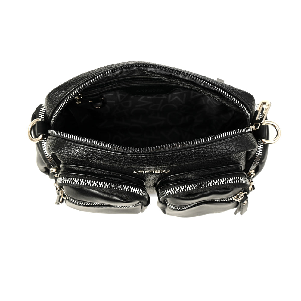 Cartera bandolera constanza mediana negro