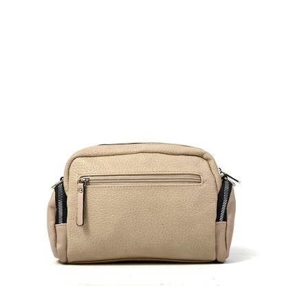 Cartera bandolera constanza mediana beige